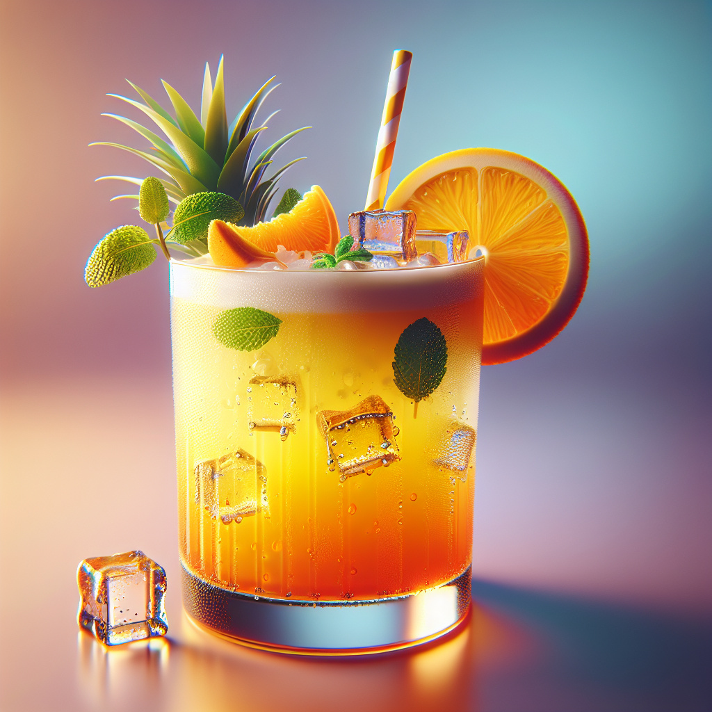 Tropical Tranquility Mocktail