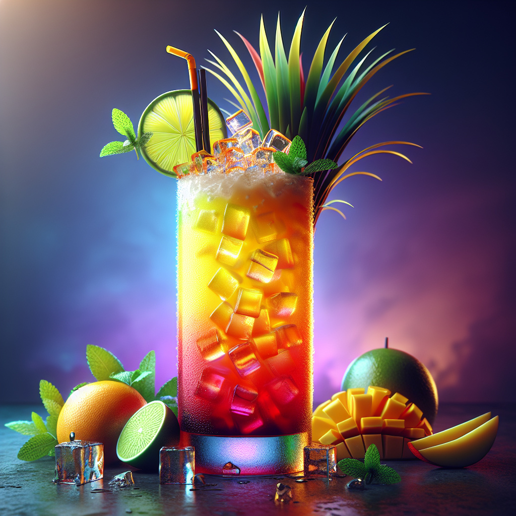 Fruity Breeze Mocktail