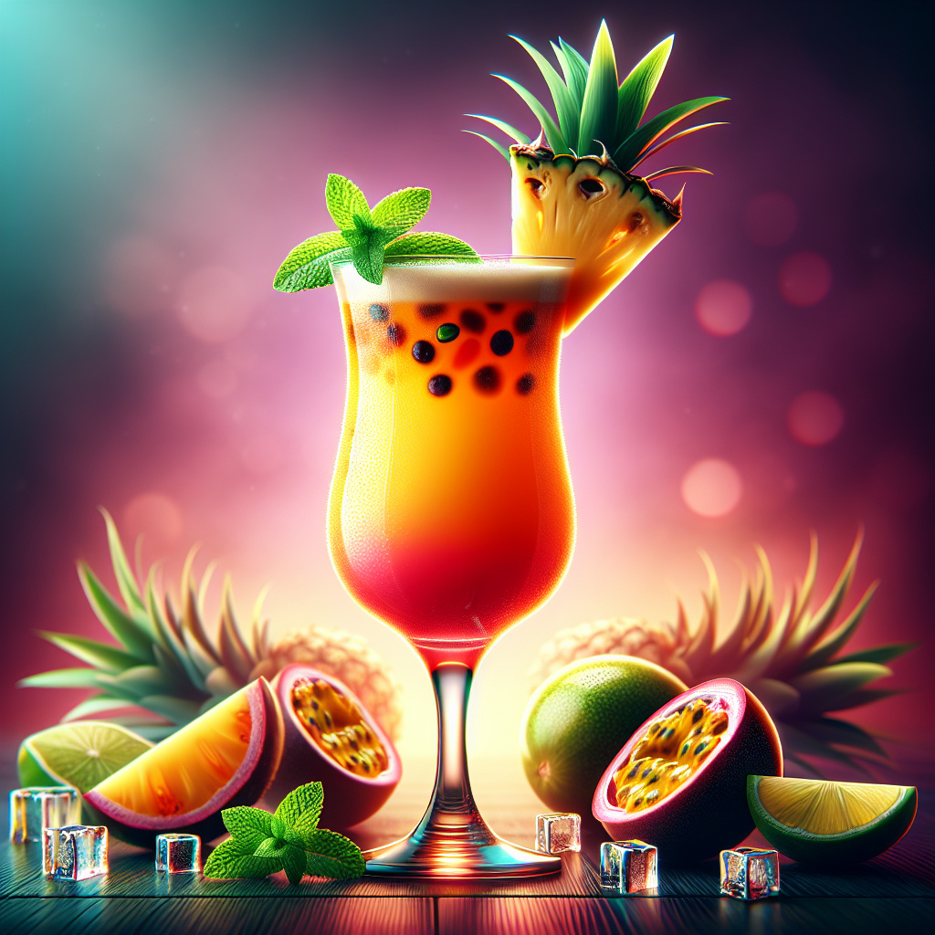 Tropical Sunrise Mocktail